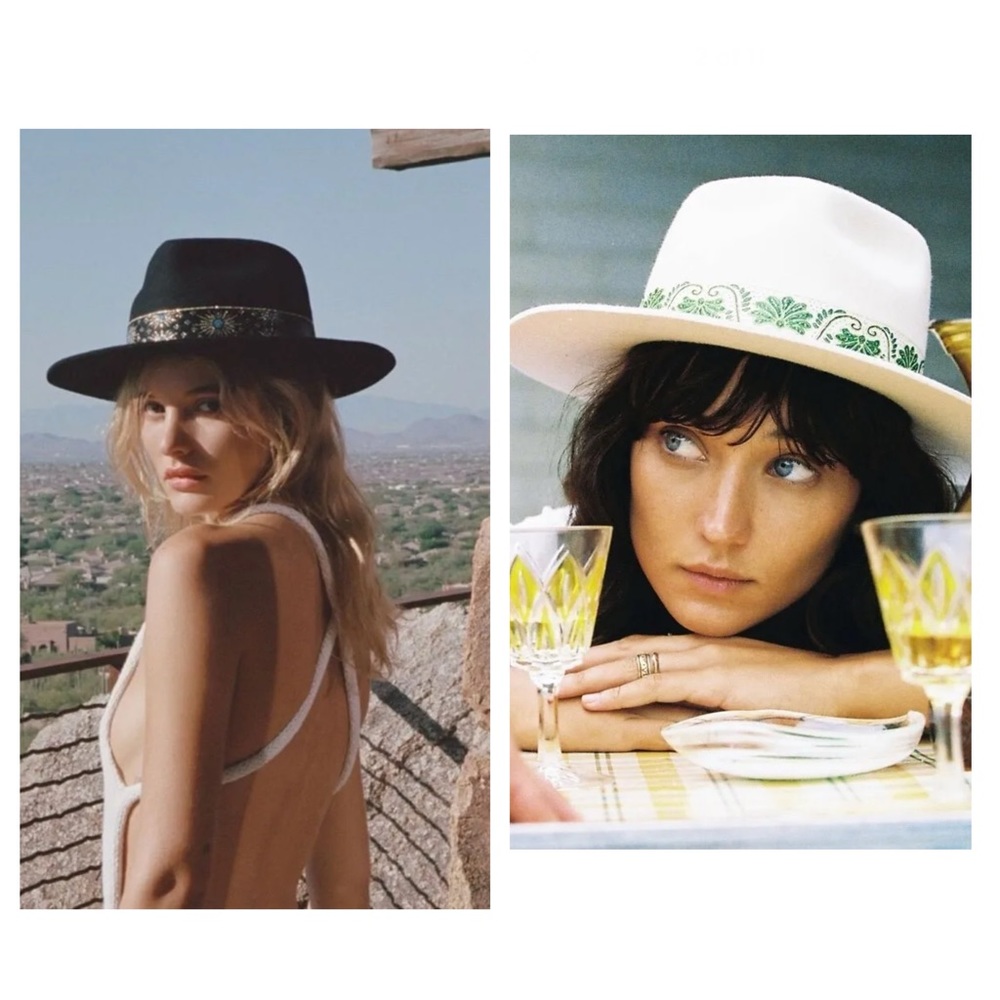 Lack of Color Vintage Ribbon Fedora hats NWT- Choice of Color and Size! - Picture 7 of 10
